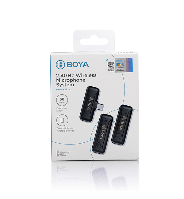 Boya BY-WM3T2-U2 bežicni audio set za uređaje sa USB Type-C (2 sagovornika) - 2